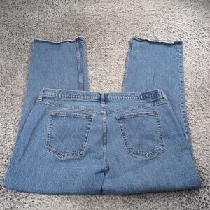 Abercrombie & Fitch Jeans Women 18 Blue Baggy Low Rise Denim Y2K Casual Stretch